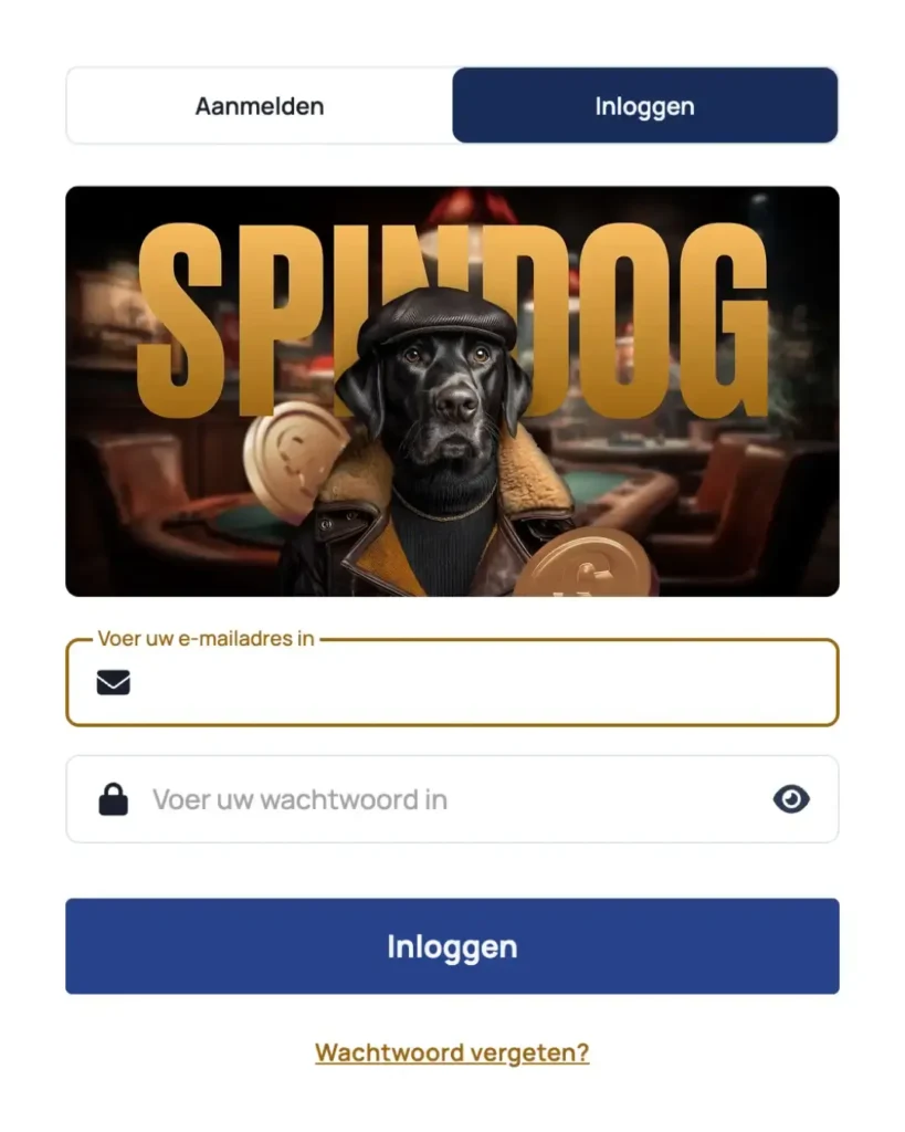 Spindog login