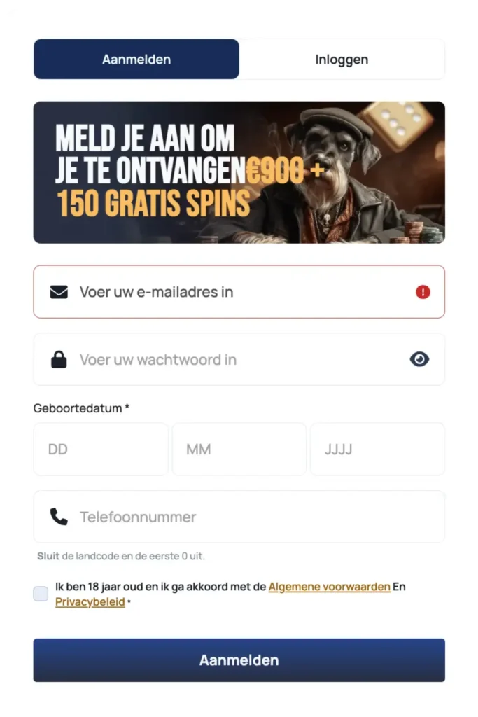 Spindog registratie